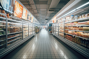 超市货架生活场景百货摄影图