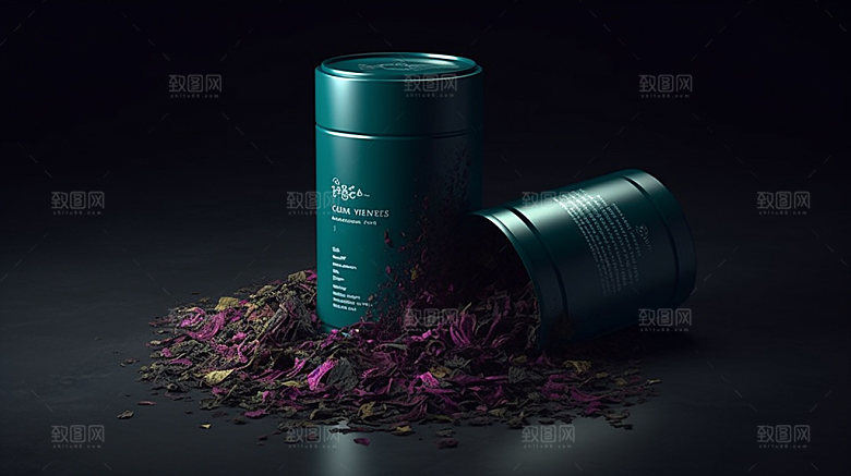 茶叶盒茶叶包装外观设计样机