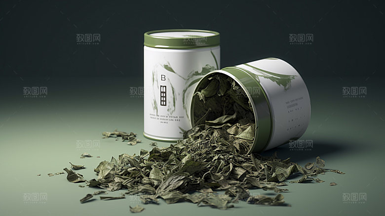 茶叶盒模型茶叶罐样机