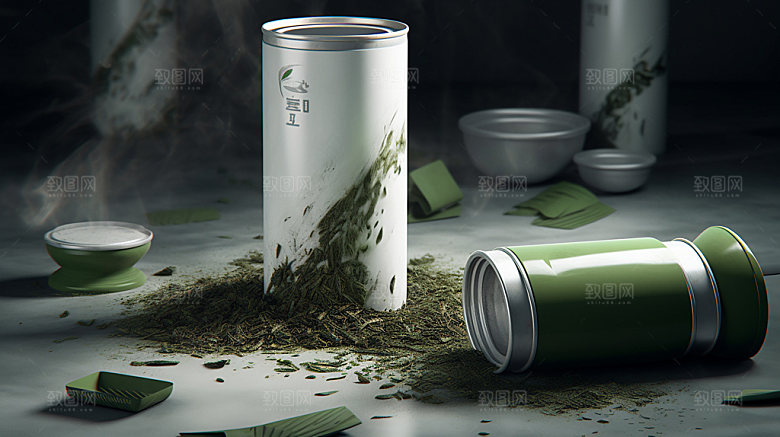 茶叶盒模型商品包装样机