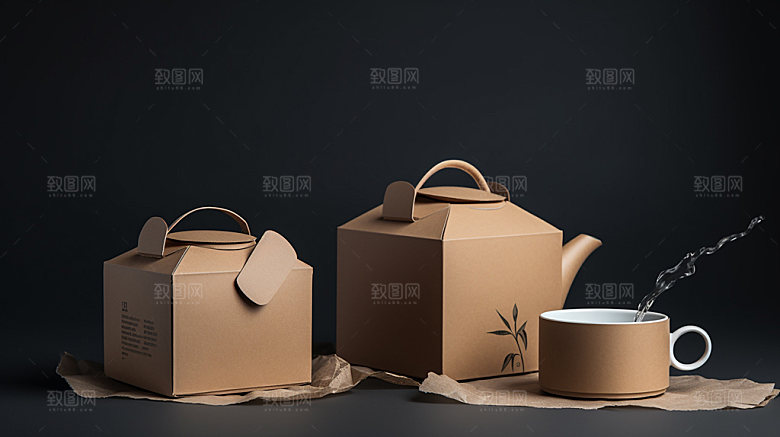 茶叶盒茶叶罐商品包装样机