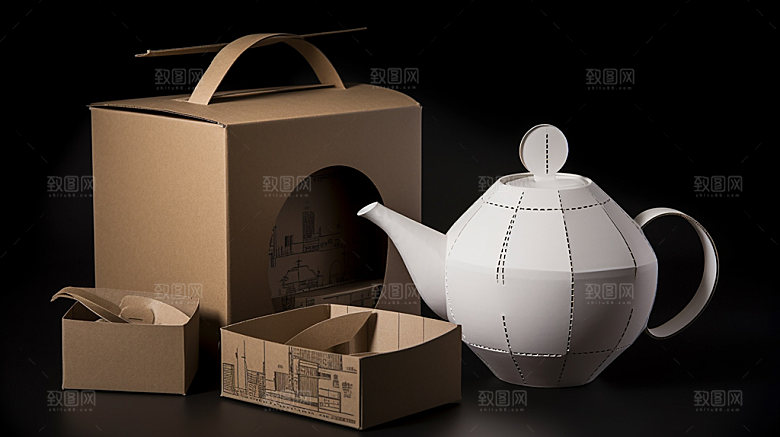茶叶盒茶叶罐茶叶包装样机