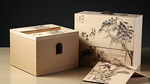 茶叶盒商品包装外观设计样机