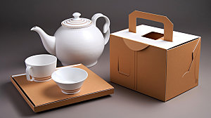 茶叶盒商品包装模型样机