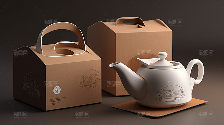 茶叶盒茶叶包装外观设计样机