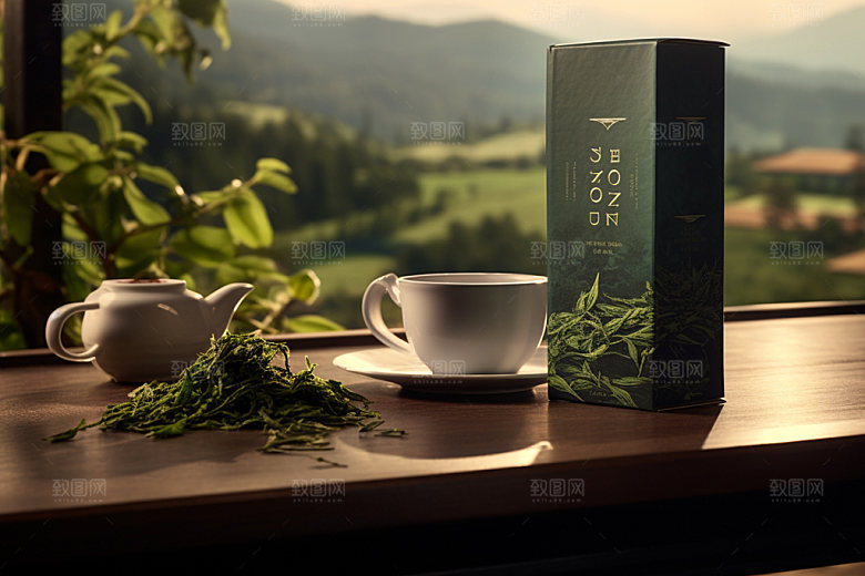 茶叶报装高清设计样机