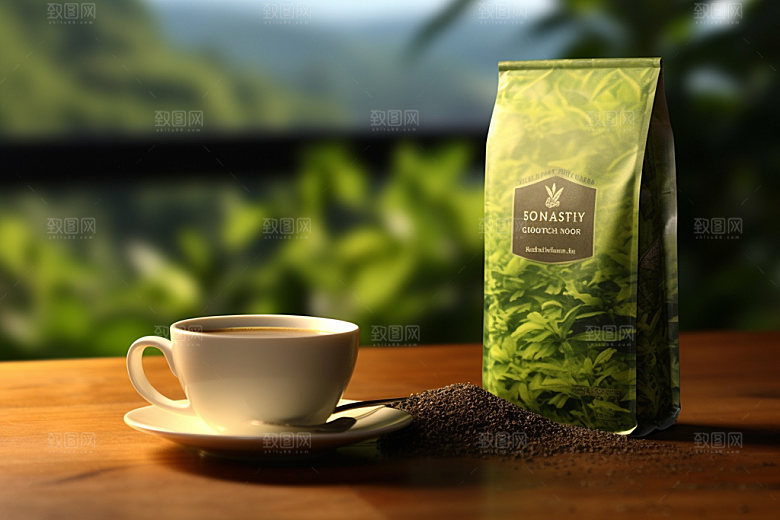 茶叶报装设计模型样机