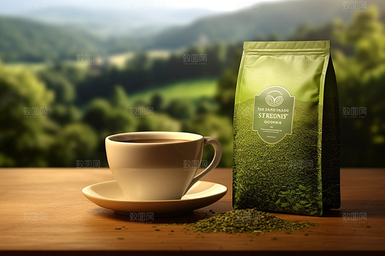 茶叶报装红茶模型样机