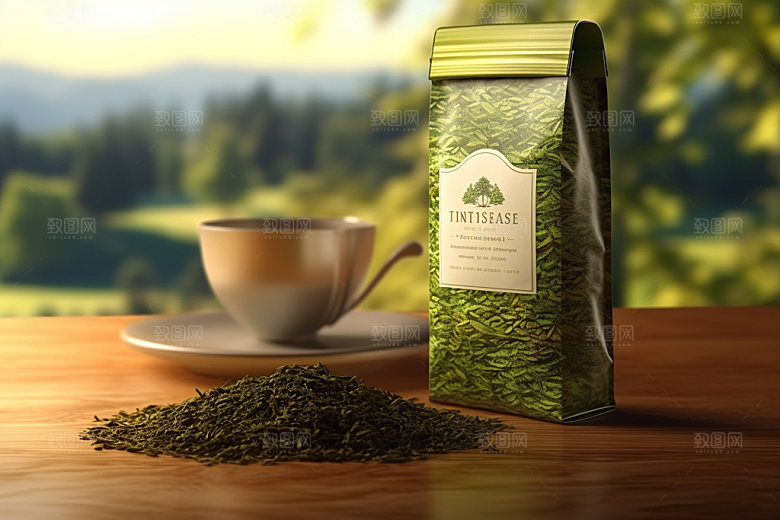 茶叶报装茶具茶艺样机