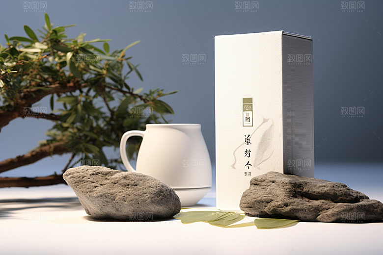 茶叶报装立体红茶样机