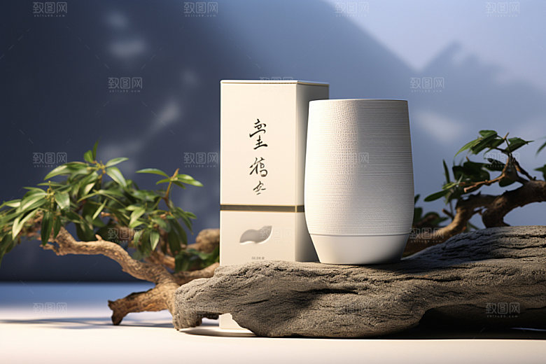 茶叶报装品茶高清样机
