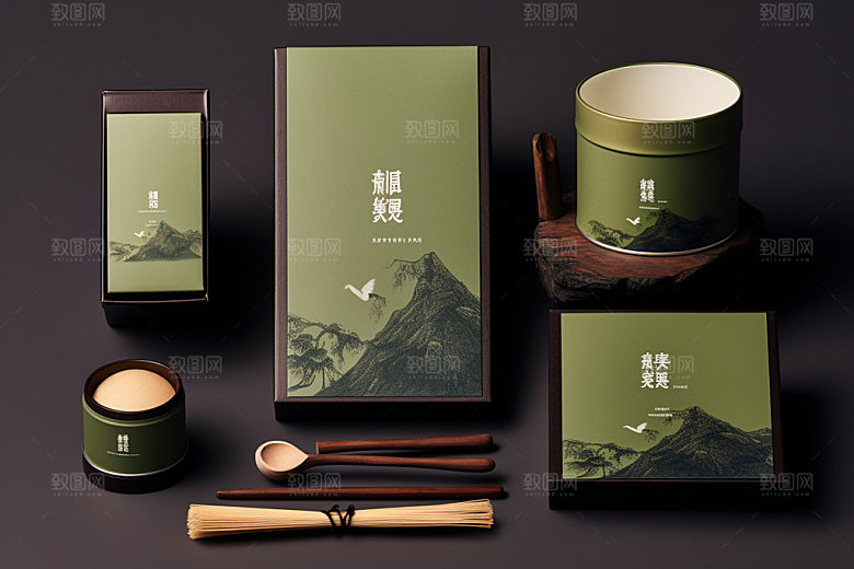茶叶报装红茶设计样机
