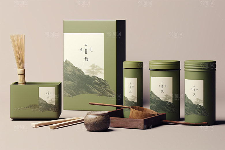 茶叶报装茶艺设计样机