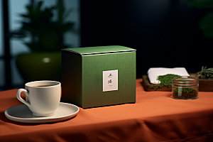 茶叶报装品茶绿茶样机