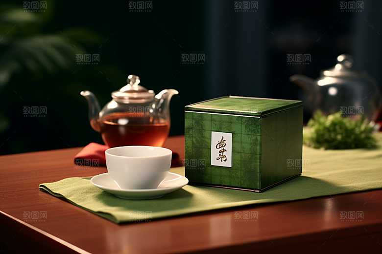 茶叶报装茶具茶道样机