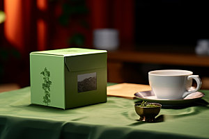 茶叶报装茶艺3D样机