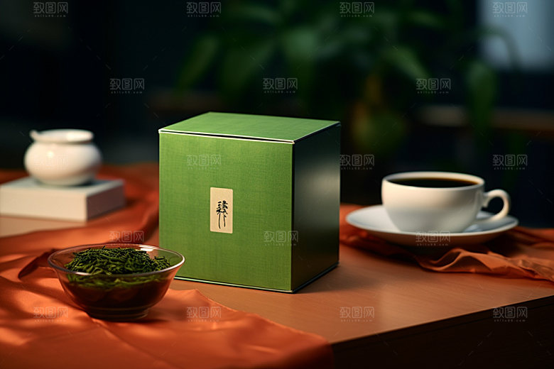 茶叶报装高清模型样机