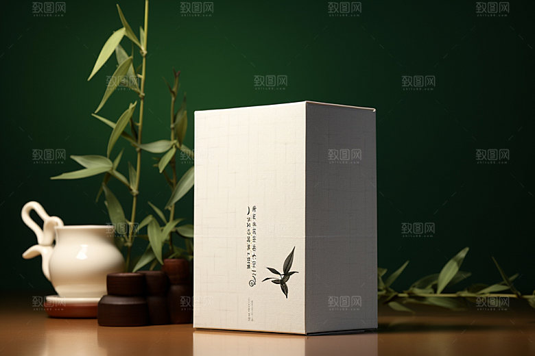 茶叶报装模型3D样机