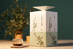 茶叶报装模型3D样机