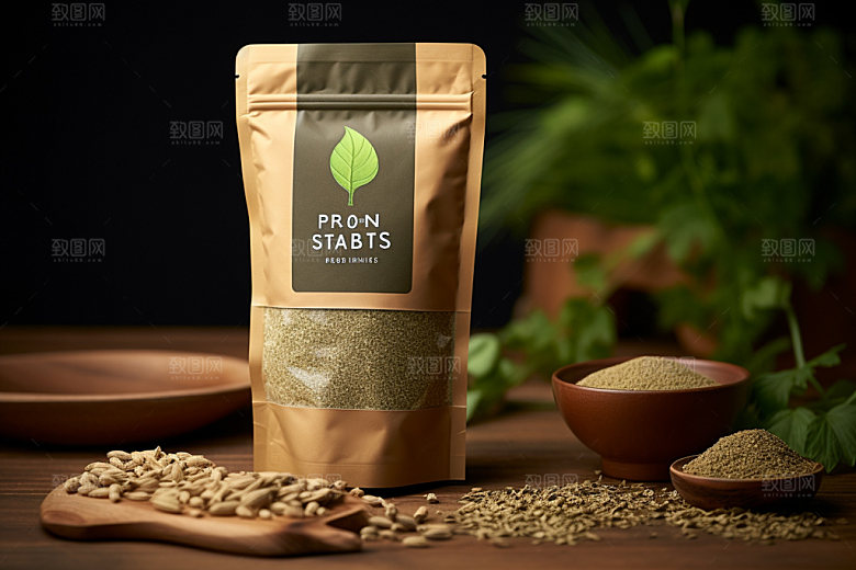 茶叶报装绿茶模型样机
