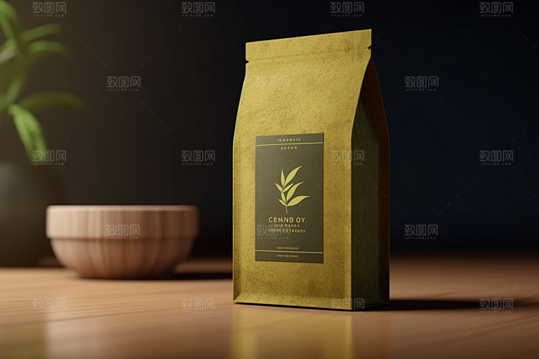 茶叶包装传统茶叶罐模型