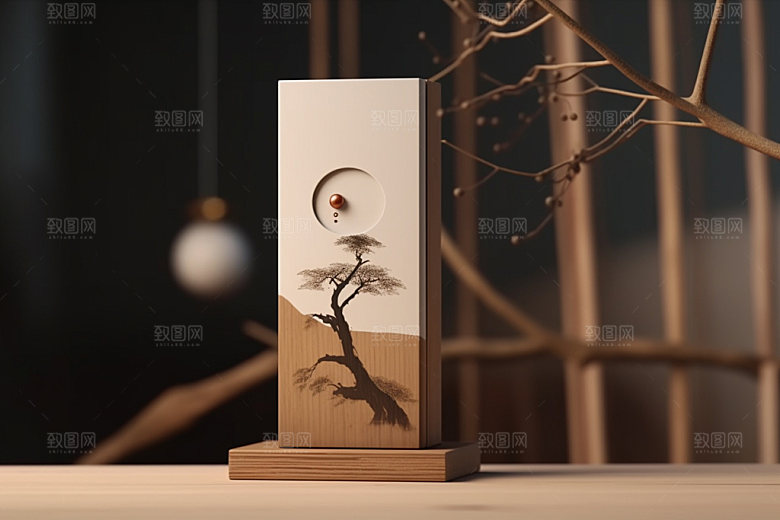 茶叶包装传统立体模型