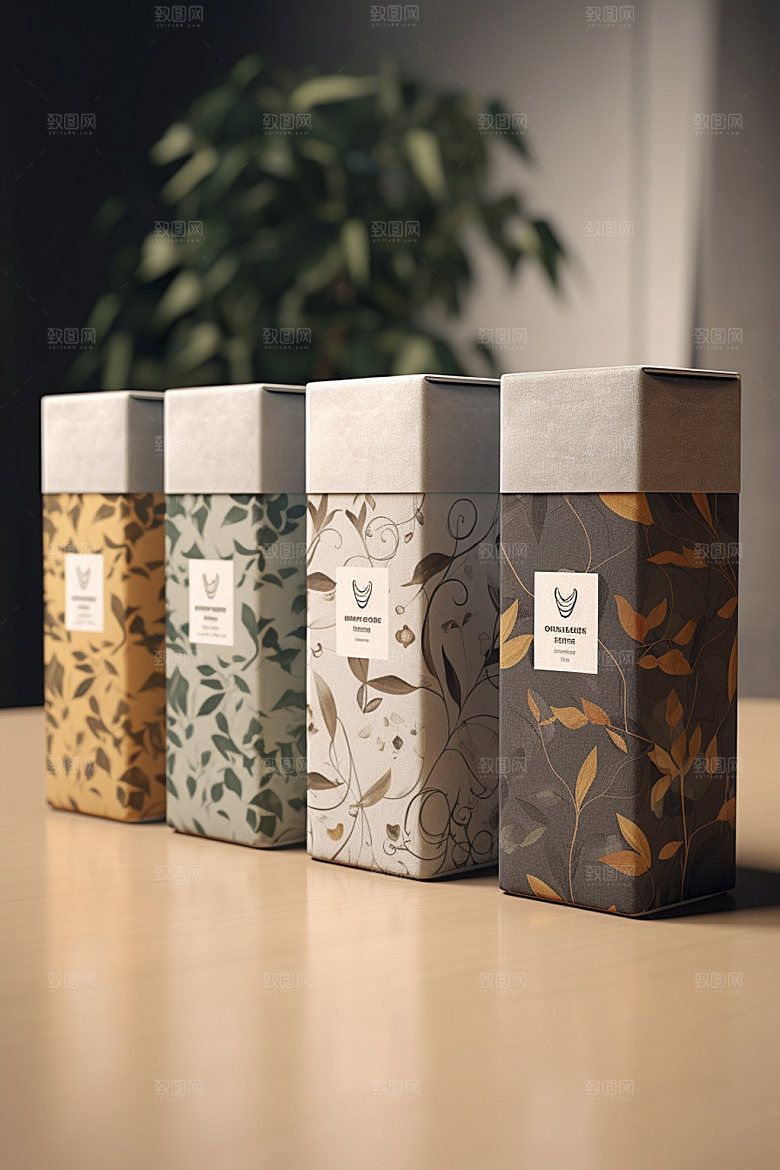 茶叶包装立体传统模型