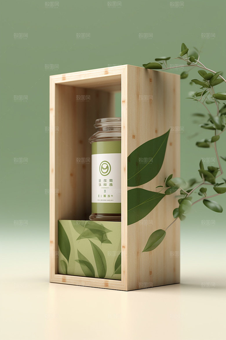茶叶包装中式3D模型