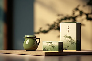茶叶包装中国风3D模型
