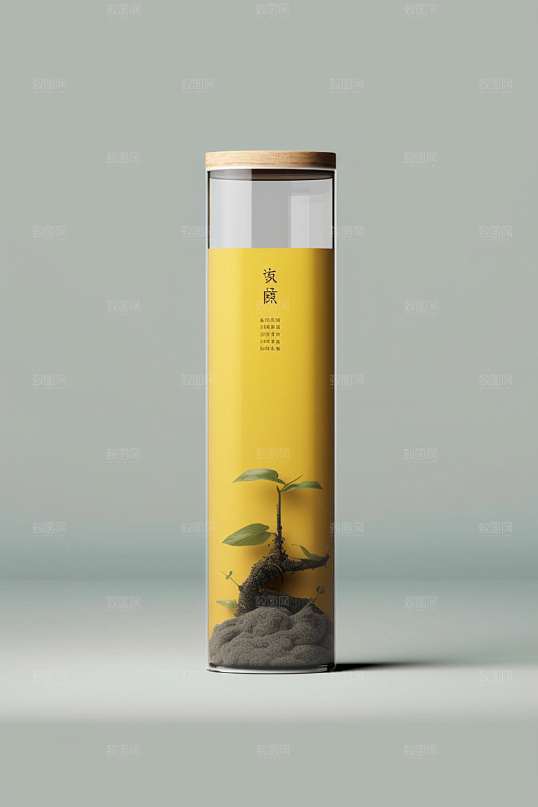 茶叶包装茶叶罐包装设计模型
