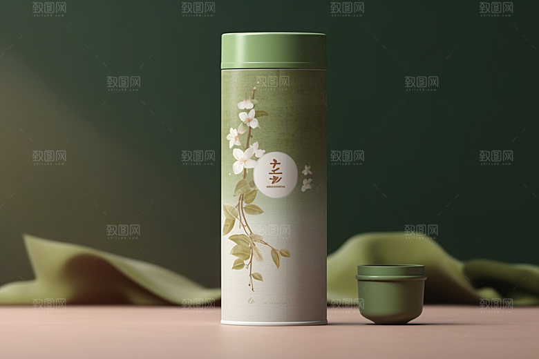 茶叶包装传统立体模型