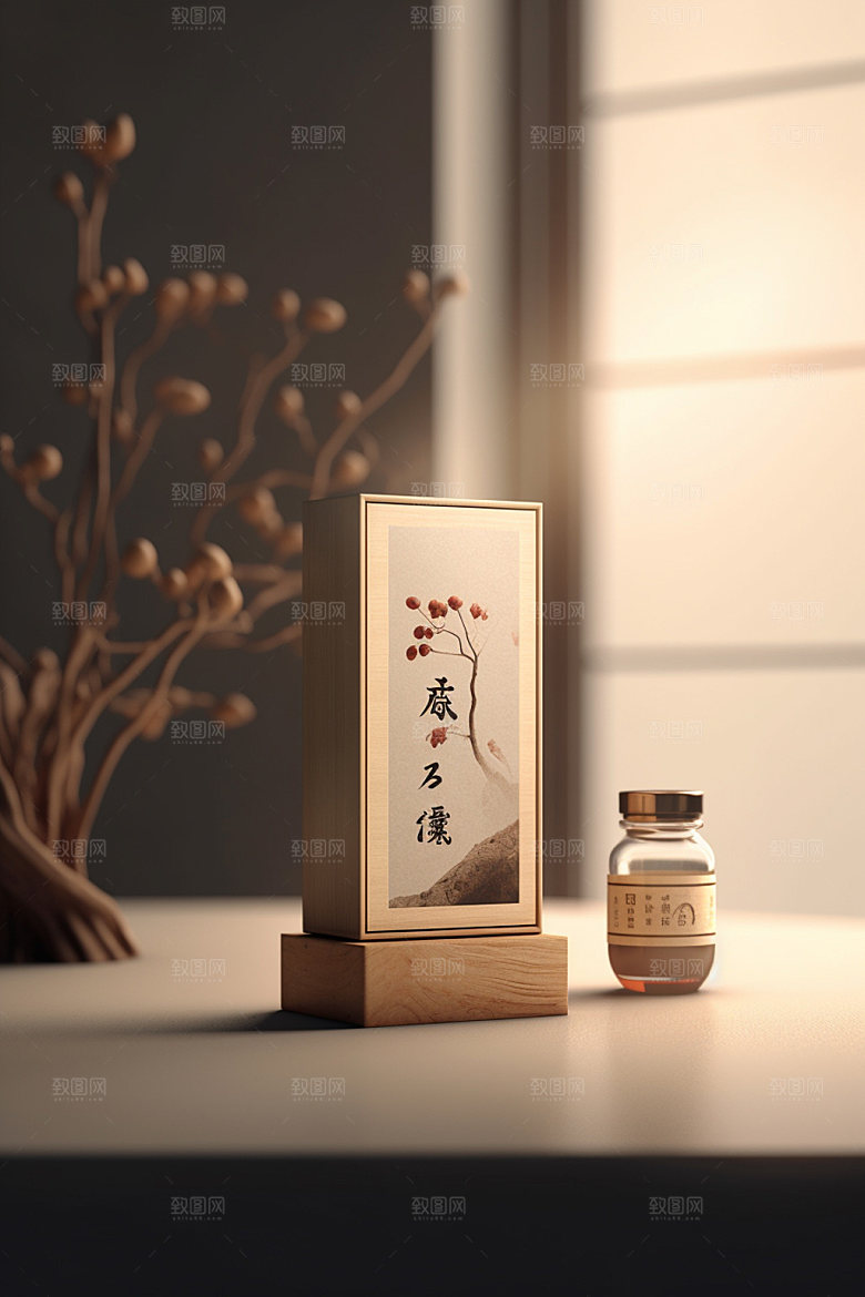 茶叶包装包装设计立体模型