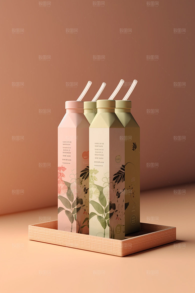 茶叶包装中式立体模型