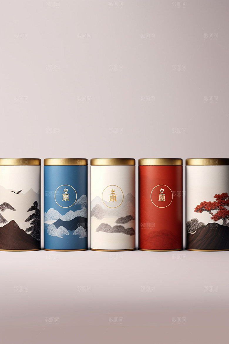 茶叶包装传统包装设计模型