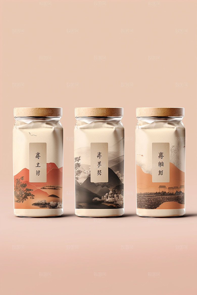 茶叶包装传统包装设计模型