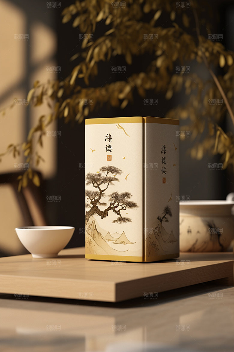 茶叶包装3D包装设计模型