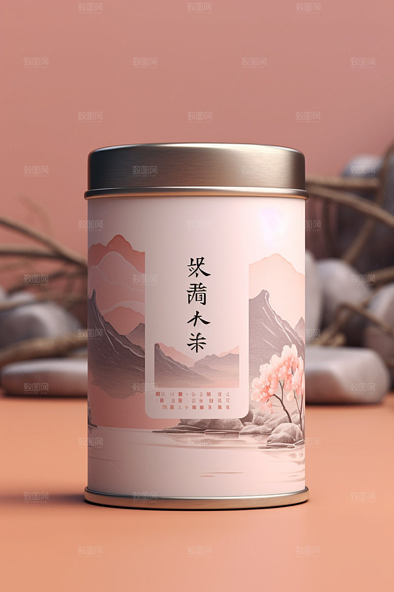 茶叶包装立体3D模型