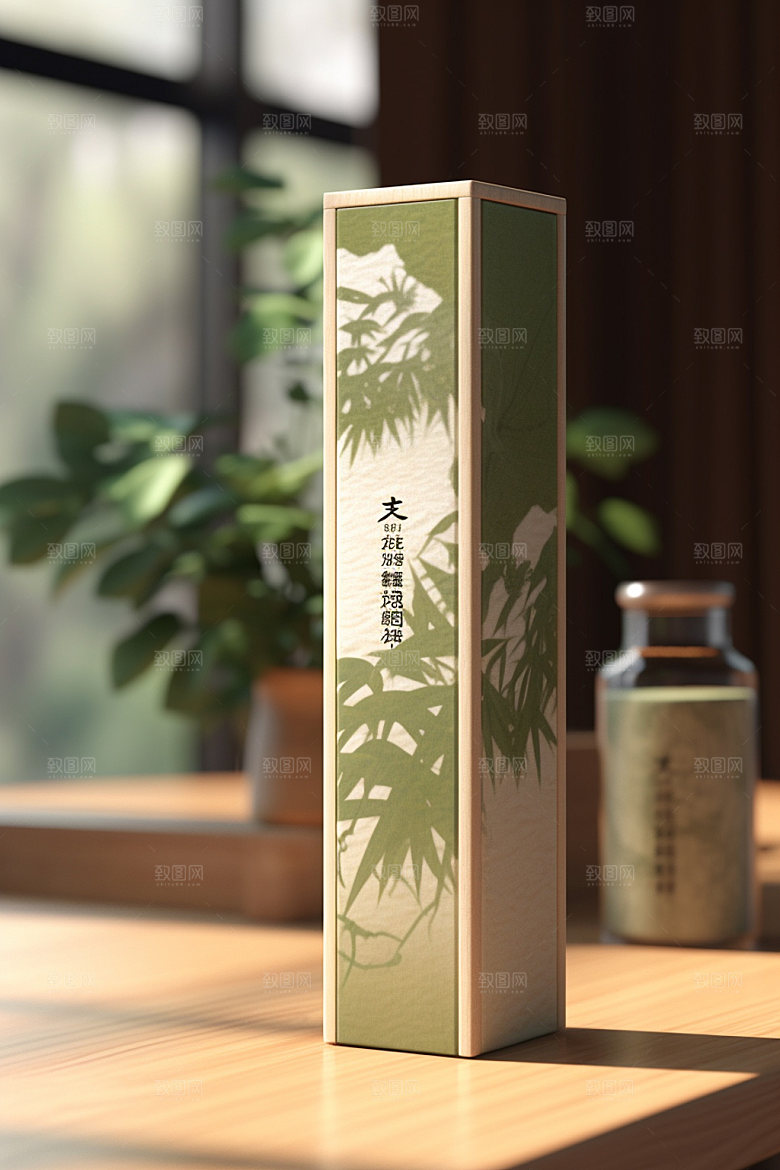 茶叶包装立体茶叶罐模型