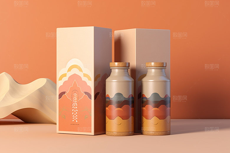 茶叶包装立体传统模型
