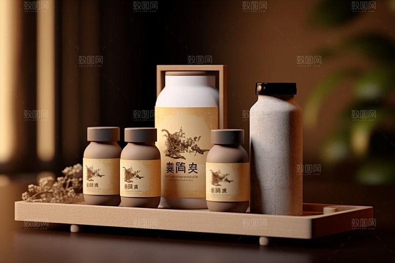 茶叶包装中式包装设计模型