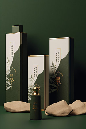 茶叶包装中国风包装设计模型