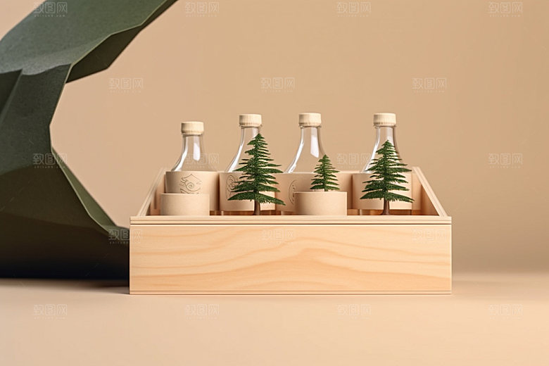 茶叶包装传统茶叶罐模型