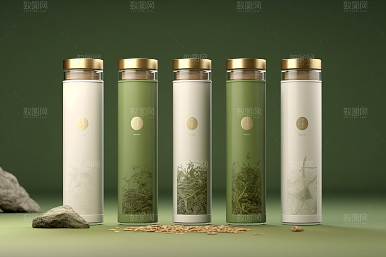 茶叶包装3D茶叶罐模型