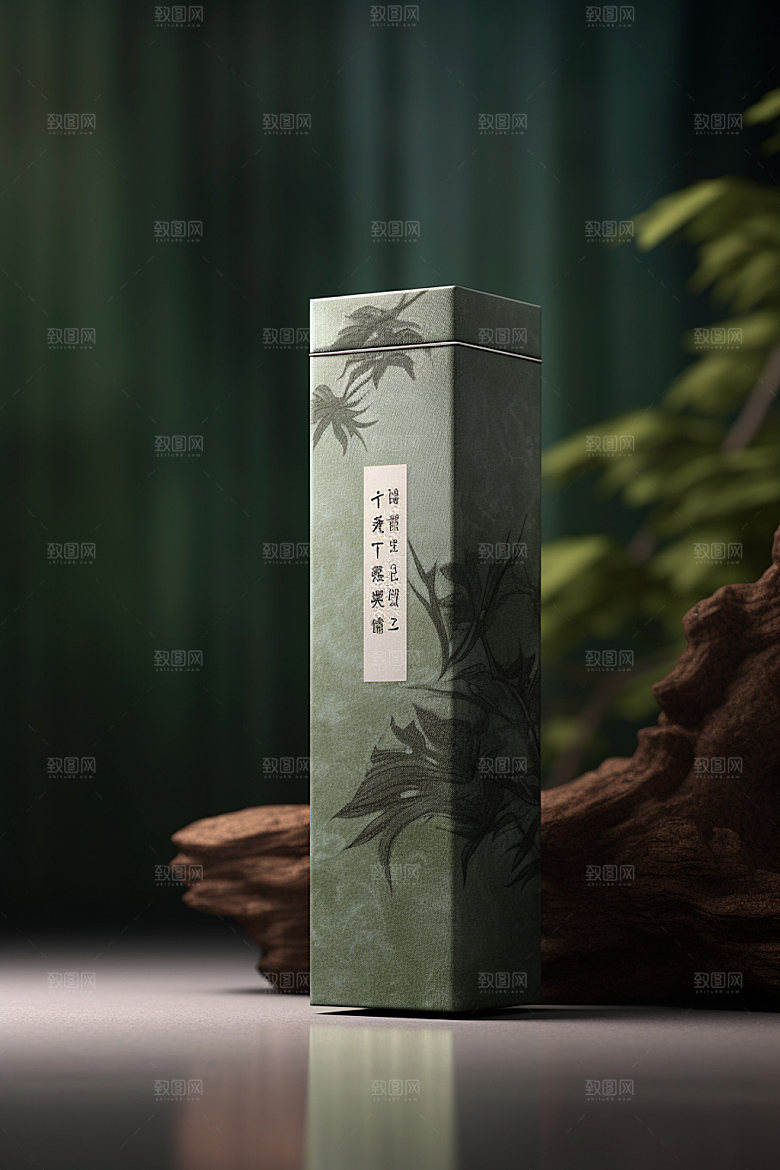 茶叶包装3D传统模型