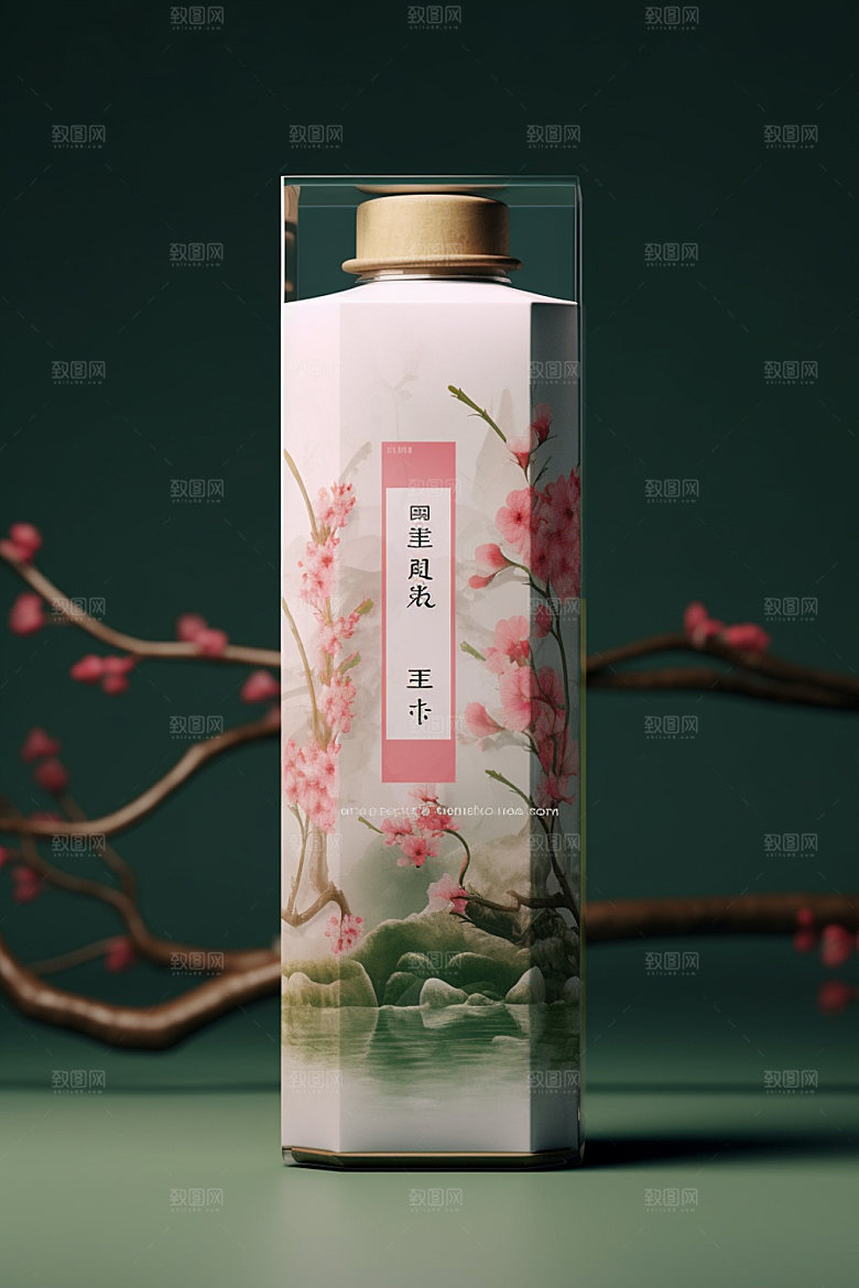 茶叶包装立体包装设计模型