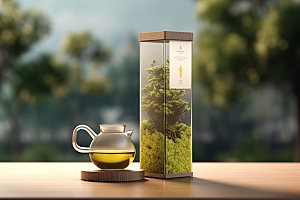 茶叶包装3D中国风模型