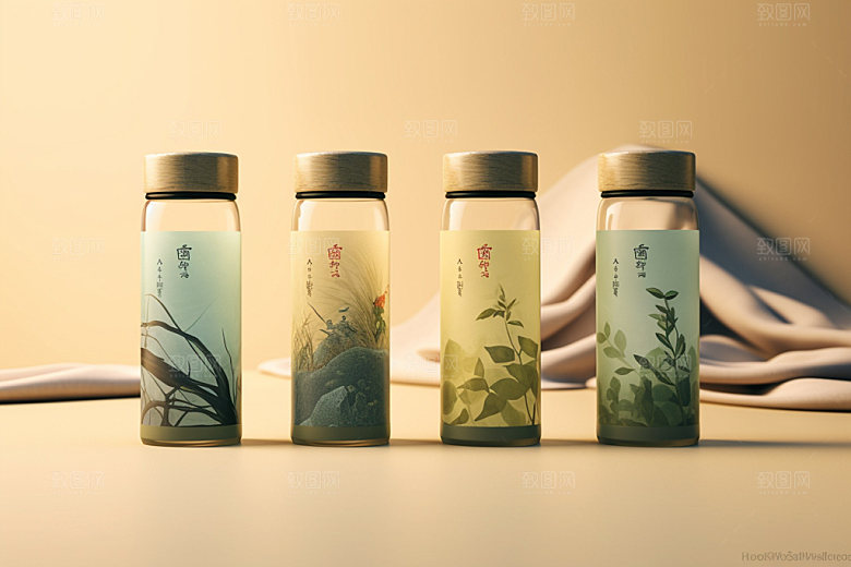 茶叶包装茶叶罐包装设计模型