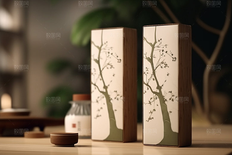 茶叶包装中式包装设计模型