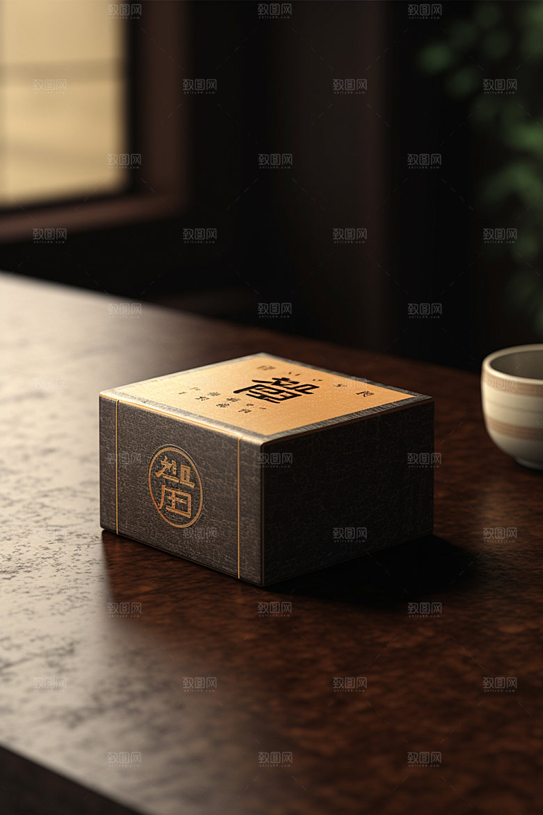 茶叶包装传统中国风模型