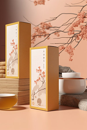 茶叶包装包装设计立体模型